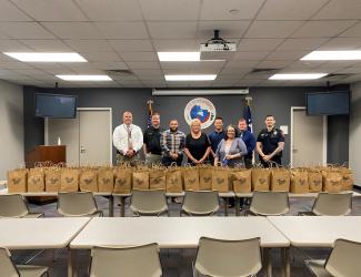 Thank you bags for Rosenberg PD