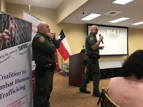 Border Patrol agents share at our Conference in Laredo