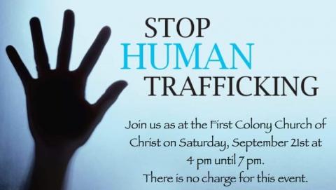 Community meeting to stop human trafficking