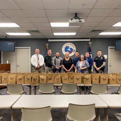 95 Thank you/Appreciation bags for Rosenberg PD staff